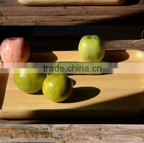 Antique Wooden Serving Trays for Food Fruit or Tea Set photo-2
