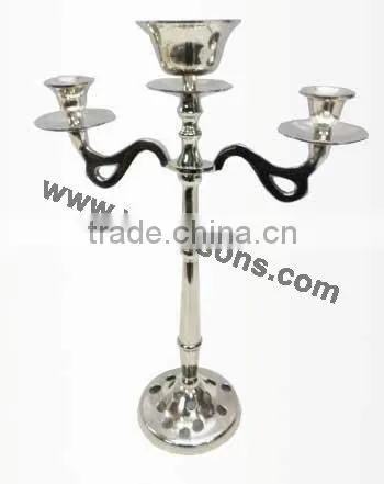 Wedding Nickel Plated Candelabra Centerpieces for Wedding photo-3