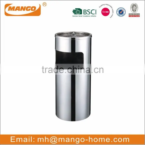 10L or 15L Round Stainless Steel Swing Lid Waste Bin photo-4
