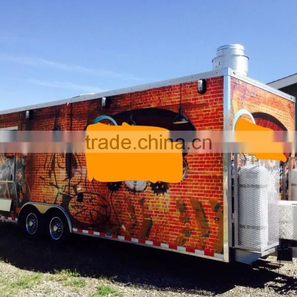 Concession Food Trailer Manufacturer With Kitchen For Sale photo-5