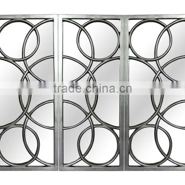 Modern PU Antique Gold Decorative Wall Mirror GY-009P-04 photo-2