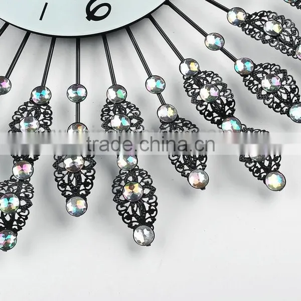 Custom Good Quality Lower Price Crystal Clear Design Wall Clock photo-4
