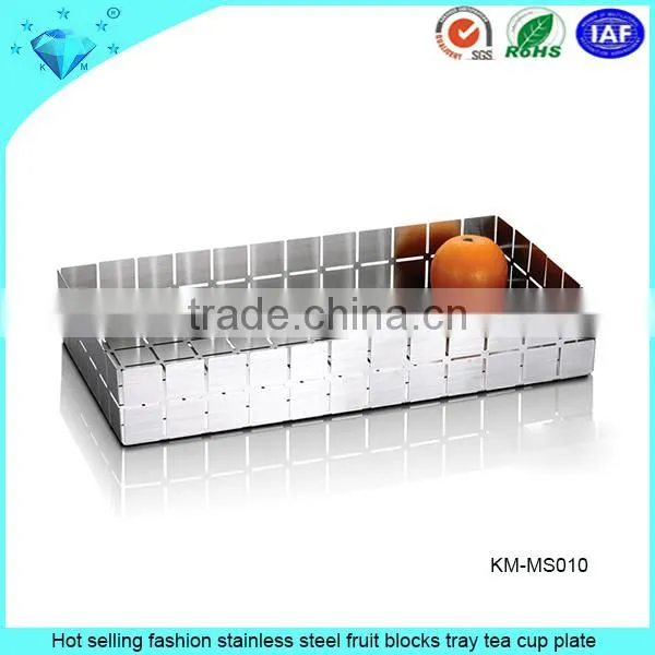 Wholesale Custom Tea Tray Stainless Steel Snack Serving Tray photo-6
