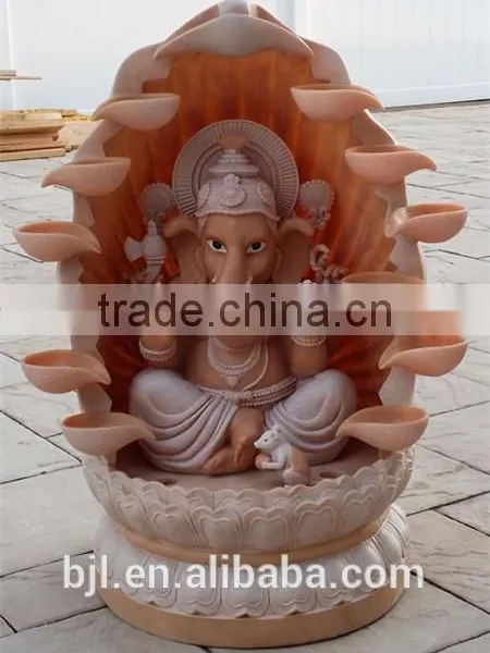 Wholesale Resin Water Features Fountain Lord Ganesh Statue for Sale photo-2