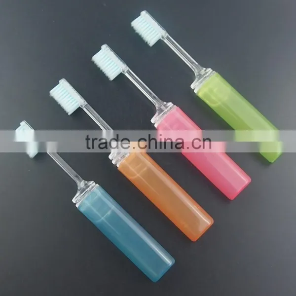 Cheap Hot Selling Disposable Travel Set Hotel Foldable Travelling Toothbrush photo-2