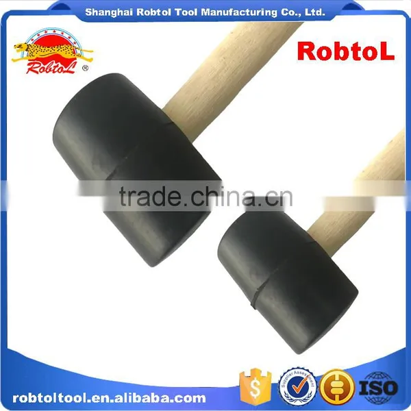 16oz Rubber Hammer Double Face Two Way Mallet Plastic Nylon Head photo-4