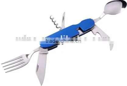 A21-106ALL Super Quality Stainless Steel Camping Tool With Aluminum Chip Handle photo-2