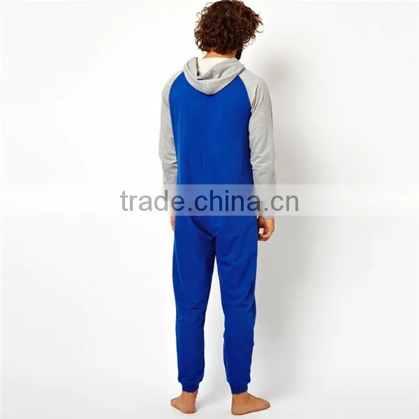 PA0047A Wholesale Cheap Plain Adult Raglan Sleeves Onesie for Men photo-2
