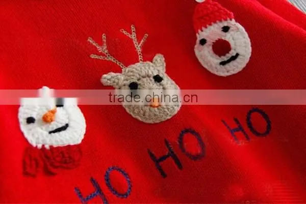 Kids Boy Ugly Christmas Sweater Knitting Patterns Pullover photo-4