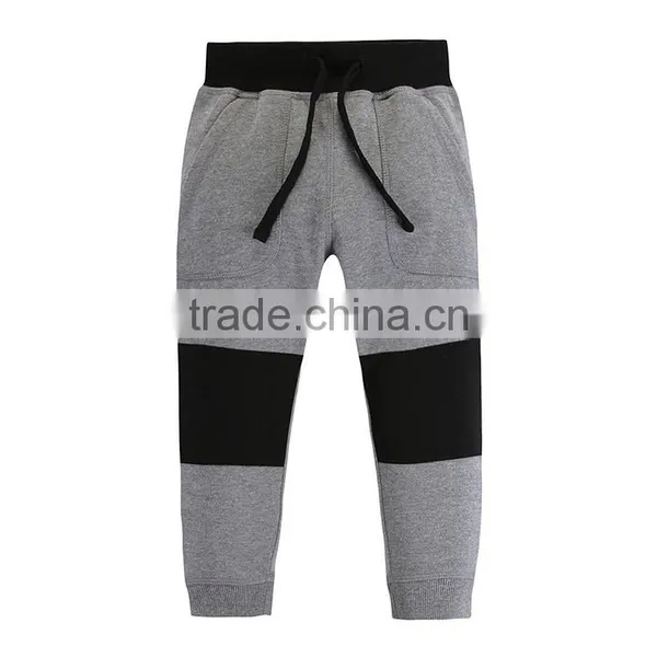 100% Cotton Knitted New Model Wholesale Fashion Design Pocket Cargo Kids Pants photo-2