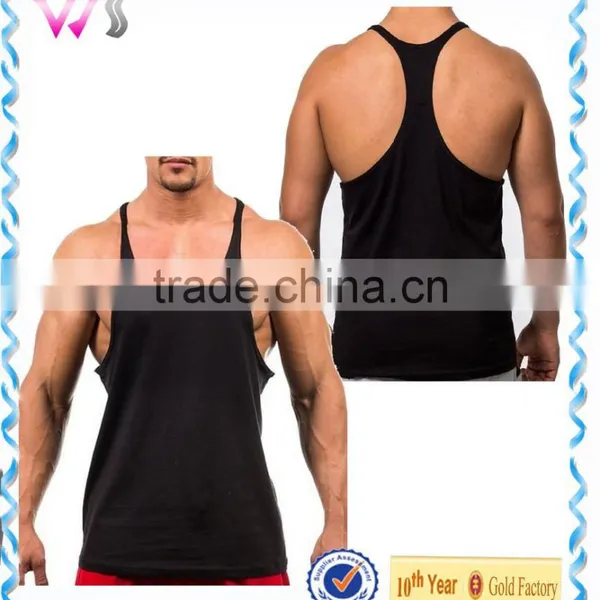 Mens Sleeveless Muscle Bodybuilding Singlets Custom Stringer Vest photo-4