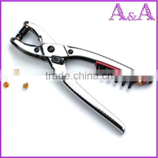 3pcs Riveting Buttons Plier Revolving Hole Punch Pliers Set photo-3