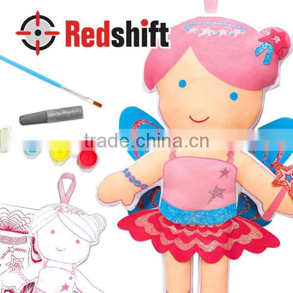 Educational Toys Girl Craft Color Your Doll Fairy photo-2