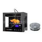 Black FDM Rapid Prototyping 3D Printer Led Light With Fans Separate Control