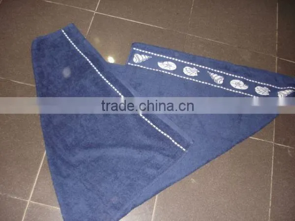 Towel With Jacquard Border