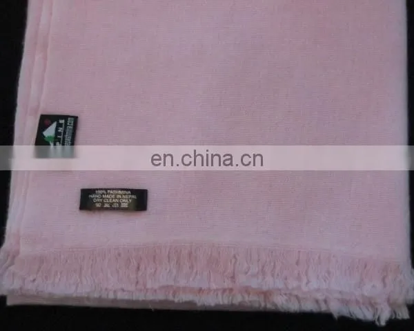 Luxury Plain Knitted 100% Pure Real Cashmere Scarf photo-5