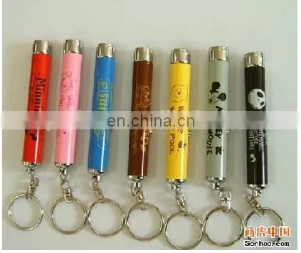 Flashlight Solar Mini Projector Logo Keychain Light Led Torch Keychain photo-5