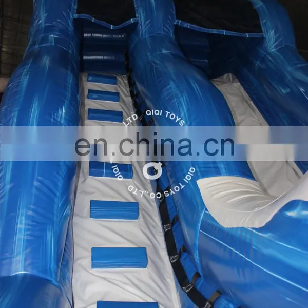 High Quality Children's Park Big Dolphin Inflatable Ocean Wave Slide Inflatable Water Slide photo-3