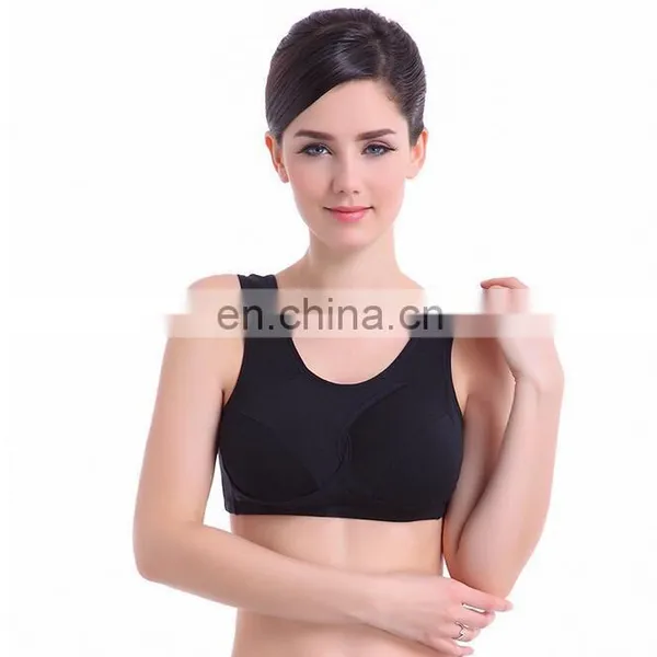 2016 Wholesale 100% Cotton Fitness Gym Wear Sports Bra#WX0029 photo-3