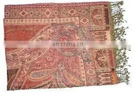 Exclusive Handmade Pashmina Shawl / Silk Pashmina Shawl/ Pure Pashmina