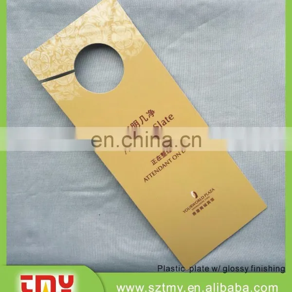 Custom Soft PVC Hotel Room Door Hanger With Custom Logos photo-6