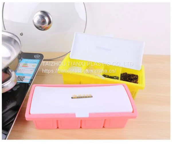 PLASTIC CHEAP SEASONING BOX SPICE BOX photo-5
