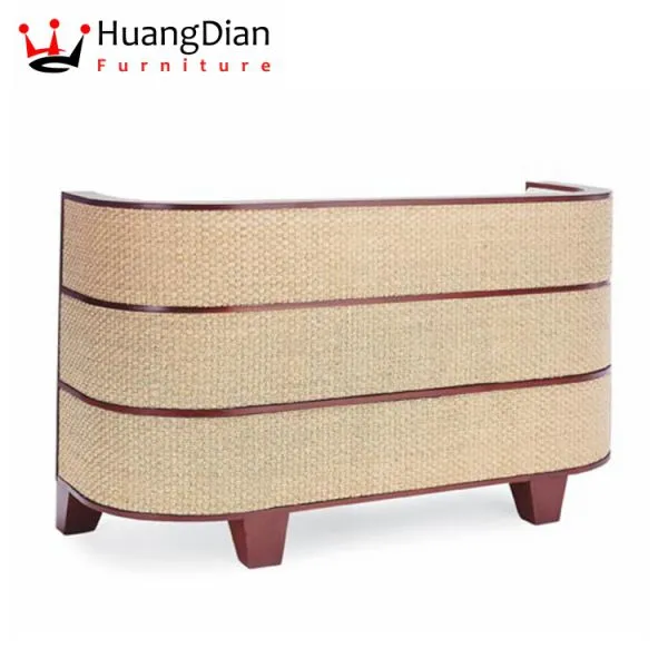 High Back Restaurant Furniture Wood Frame Sofa Booth (HD663) photo-2