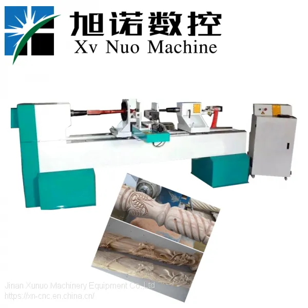 Woodworking Cnc Lathe Cnc Turning Lathe Stair Columns Making Machine Cnc Lathe Woodworking Lathe With Cutting and Wwengraving photo-2