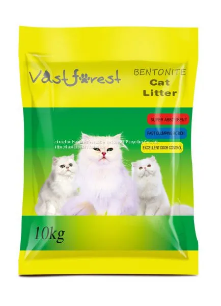 Haosen Cat Litter Bentonite Spherical Cat Litter Dust Less Good Good Source Factory