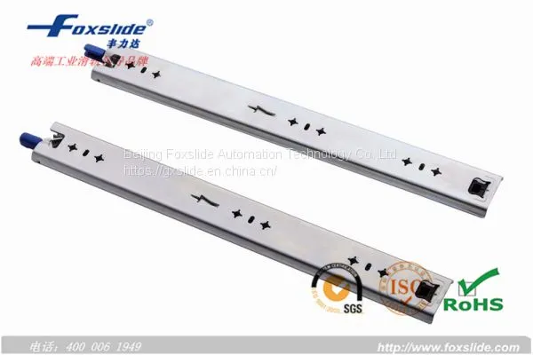 heavy duty table drawer slide rail 1000mm lock in and out for mechanical devices