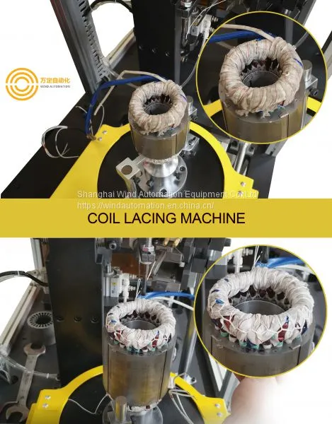 Stator Coil Single Side Lacing Machine With Servo System WIND-100-CL photo-2