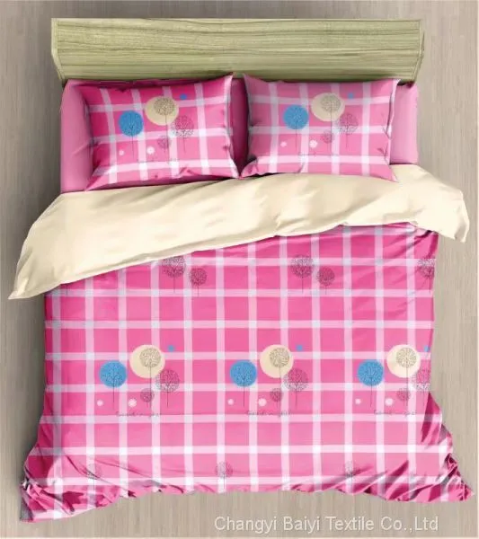 Brushed Fabric 100% Polyester Printed Brushed Bed Sheets/mattress Fabric for Bedding/home Textile From China photo-2