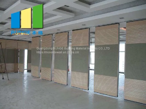 Aluminum Wooden Movable Partition Walls For Banquet Hall Office Room