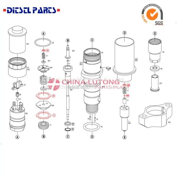 Cummins EEA Engine Injector Common Rail 6110700587 Bosch Injector Assembley photo-2