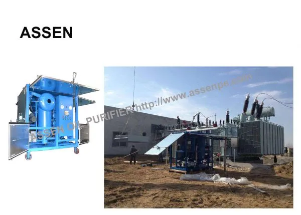 750KV High Voltage Power Transformer Oil Purifier System,PLC Oil Recycling Machine