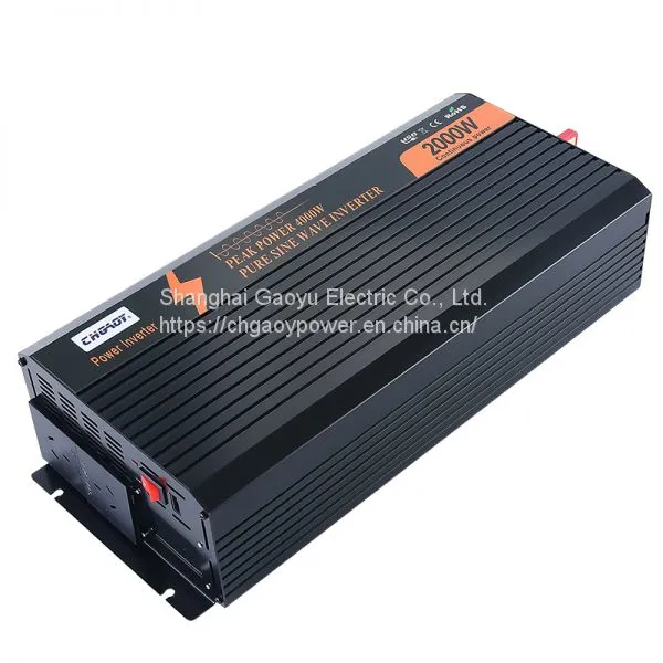 Quality Australian Standard Inverter 12V to 240v2000w Pure Wave Inverter Household Inverter With Display