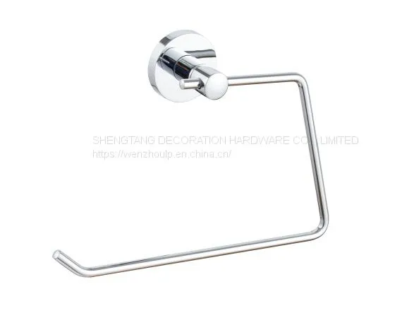 Zinc Alloy Bathroom Hardware Wall Mounted Towel Rings photo-2
