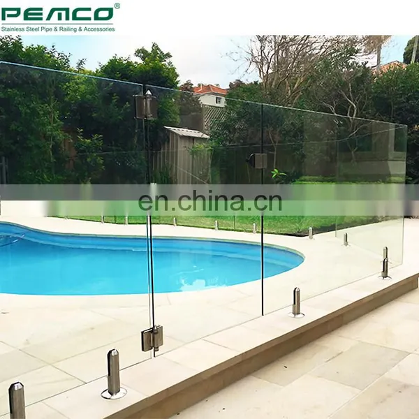 Inox Swimming Pool Round Glass Spigot Railing Tempered 304 316 Adjustble Spigots For Glass photo-2