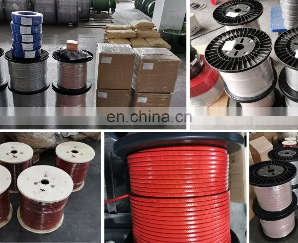 12~380V Electric Heat Tracing Pipe Anti-freeze Self Regulating Heating Cable photo-6