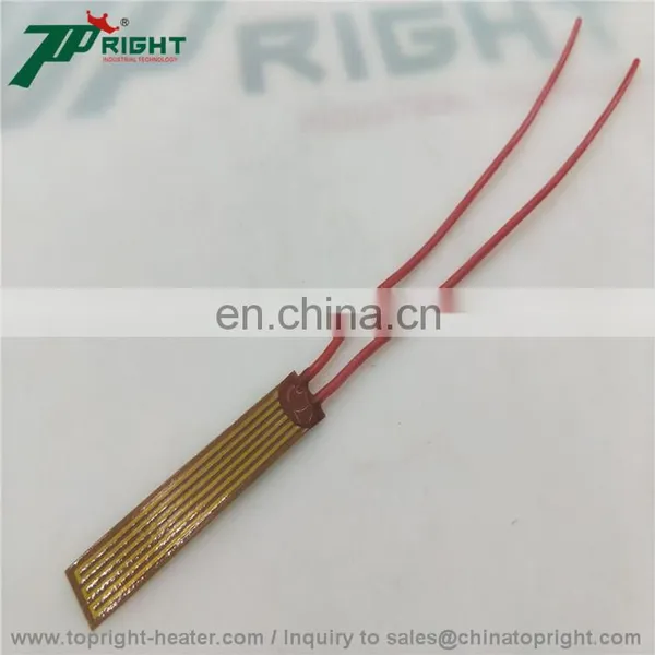 5V Battery Powered Heating Element,Customize 3.7v 5v 7.4v 9v 12v 24v 36v 48v 60v Polyimide Film Heater photo-6