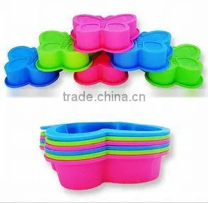 2013 Cute Butterfly Shaped Kitchen Silicone Cake Mould,silicone Cake Decorations