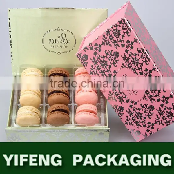 Customized Paper Fashion Macaron Boxes Packaging Gift Box for Macaron photo-5