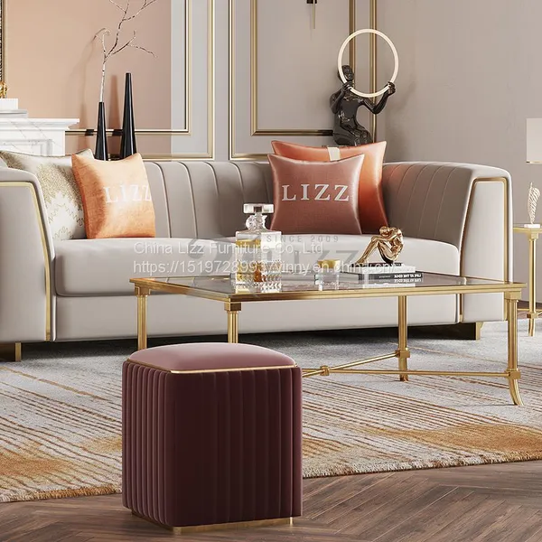 Modern Fashionable Living Room Sectional Leisure Sofa Set photo-2