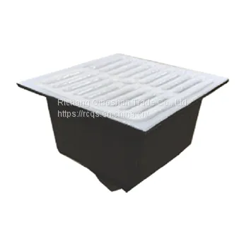 12 Inch Enamel Cast Iron Square Floor Sink With 8 Inch Sump Depth photo-2