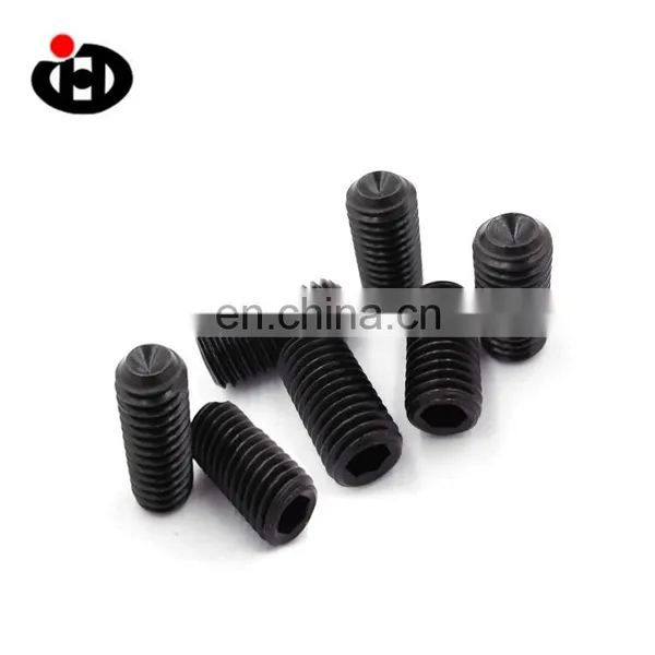 Hot Sale DIN916 Hex Socket Cup Point Set Screw Black Oxide Set Screw photo-2