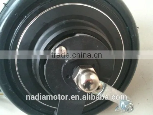 6 Inch 24V Brushless Gearless Electric Scooter Motor Hub Motor Brushless Hub Motor Gearless Hub With Braking Device photo-4