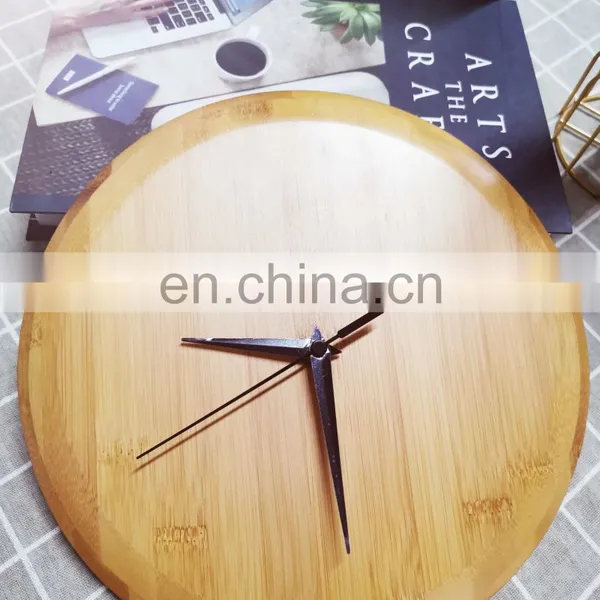 Eco Fridely Nordic Style Living Room Bedroom Decoration Pendulum Wooden Wall Clock photo-5
