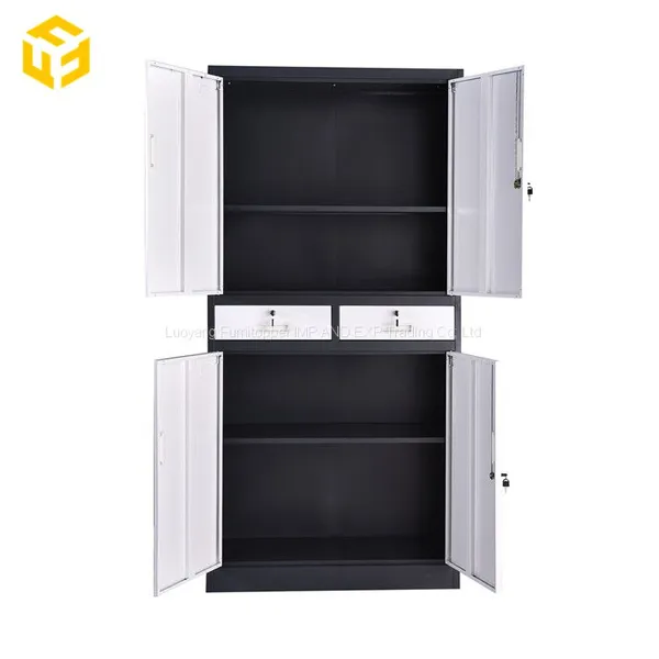 Furnitopper Lockable Office Cabinet Steel File Cabinet With 2 Drawers photo-5