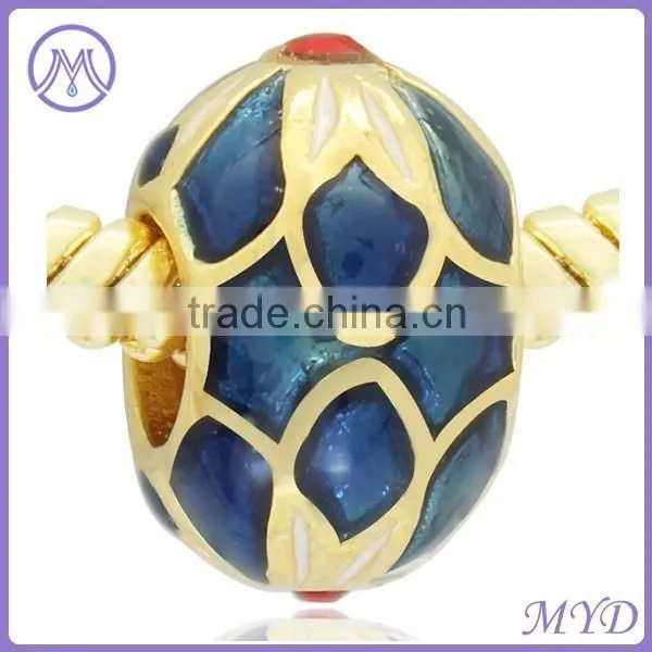 Customized Handmade Enamel Faberge Egg Beads photo-4