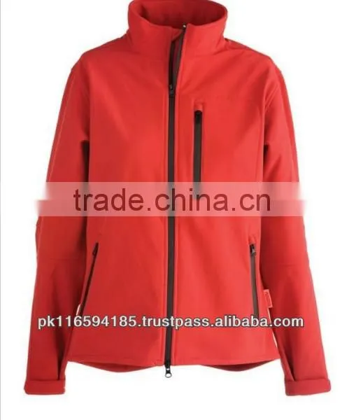 Custom Plain 100% Polyester Soft Shell Jacket for Men